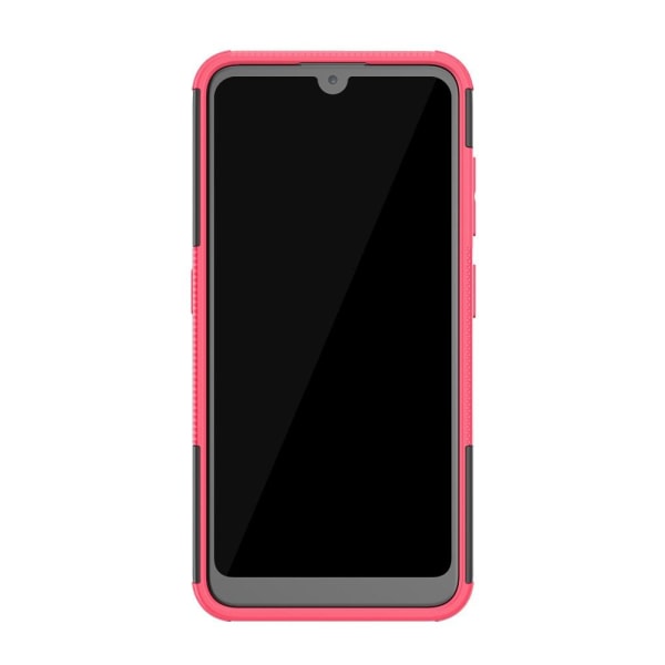Nokia 3.2 - Ultimata stöttåliga skalet med stöd - Rosa Pink Rosa