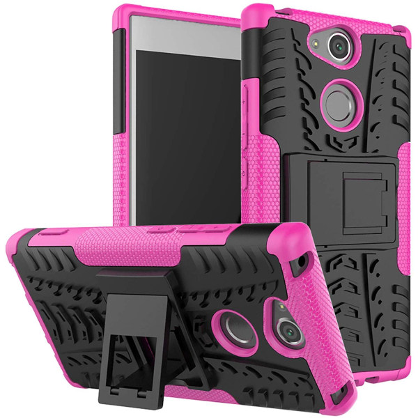 Sony Xperia XA2 | Ultimata stöttåliga skalet med stöd | Rosa Pink Rosa