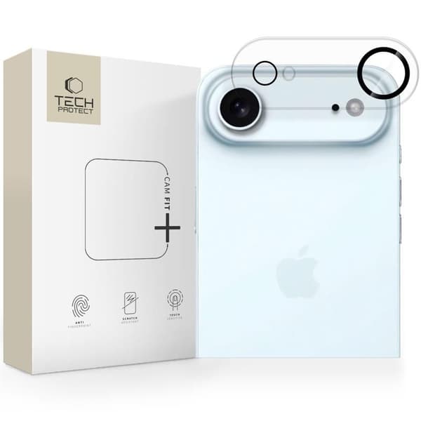 Tech-Protect iPhone Air Linsskydd CamFit+ Transparent