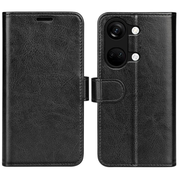 OnePlus Nord 3 5G Fodral Crazy Horse Läder Svart