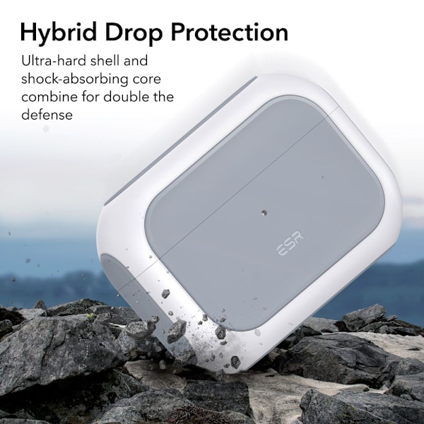 ESR AirPods Pro 1/2 Fodral Orbit MagSafe HaloLock Vit