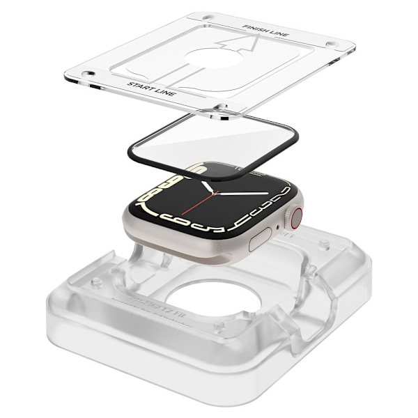 Spigen Apple Watch 41 mm 2-PACK Skärmskydd ProFlex "Ez Fit"