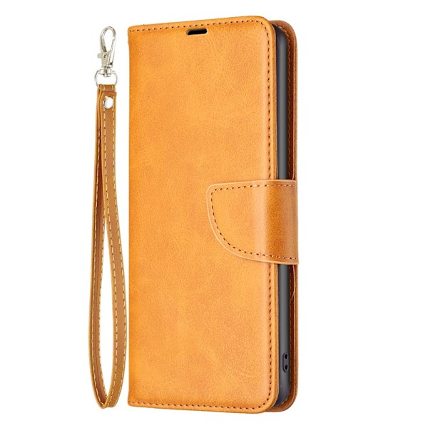 Galaxy S25 Plus / S24 Plus Fodral Solid Shark Läder Brun