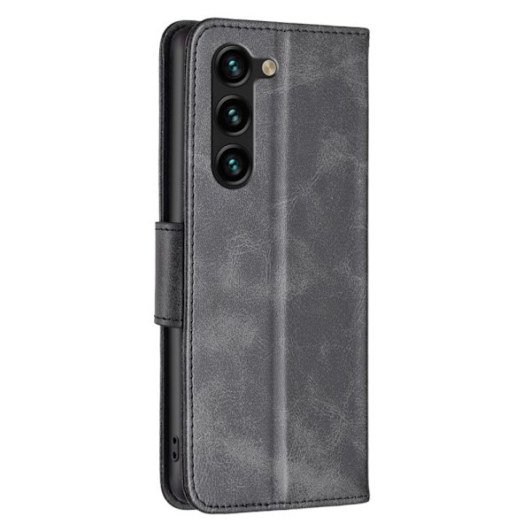 Galaxy S25 Plus / S24 Plus Fodral Solid Shark Läder Svart