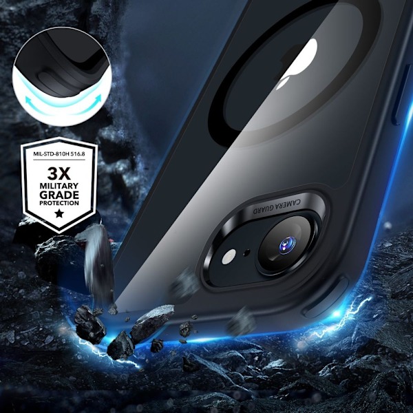ESR iPhone 16e Skal MagSafe CH HaloLock Transparent / Svart