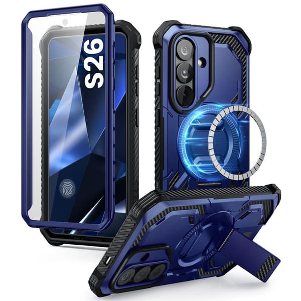 Supcase Samsung Galaxy S26 Skal MagSafe Iblsn ArmorBox Cobalt
