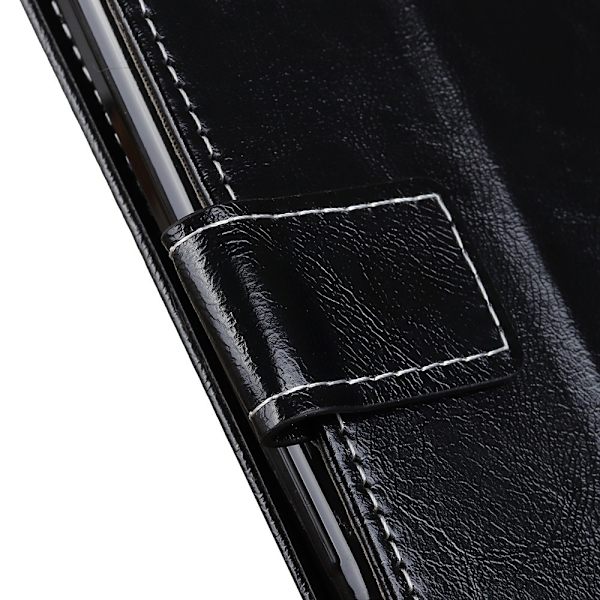 Huawei P Smart (2021) - Crazy Horse Fodral - Svart Black Svart