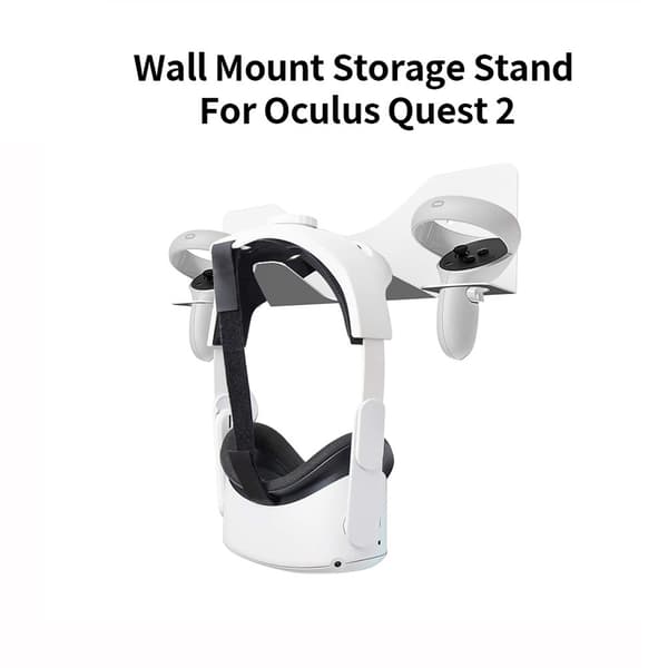 JYS Meta Quest 2 / PS VR2 Väggfäst För Headset & Kontroll Vit