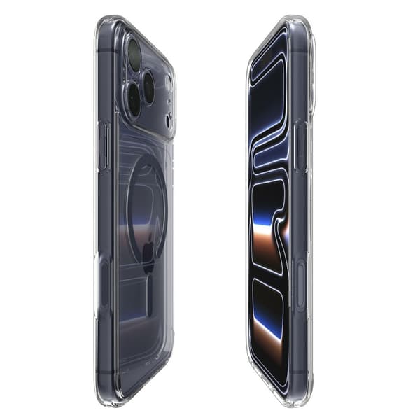 Spigen iPhone 17 Pro Max Skal MagSafe Ultra Hybrid Clear / Deep Blue
