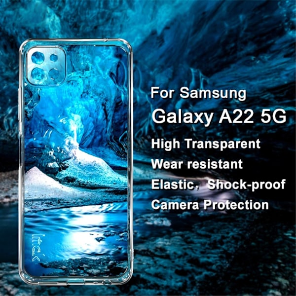 Samsung Galaxy A22 5G - IMAK Transparent TPU Skal