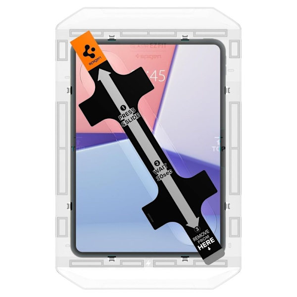 Spigen iPad Pro 11 2024 Skärmskydd "Ez Fit" Glas.tR Transparent
