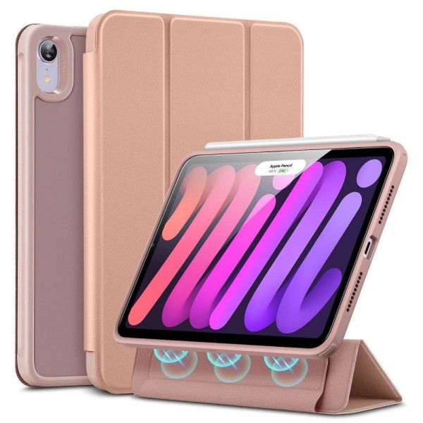 ESR iPad Mini (2021) Fodral 2in1 Magnetisk Tri-Fold Roséguld