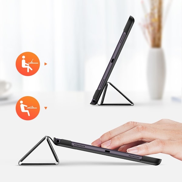 DUX DUCIS Samsung Galaxy Tab A7 10.4 Fodral Tri-Fold Svart Black Svart