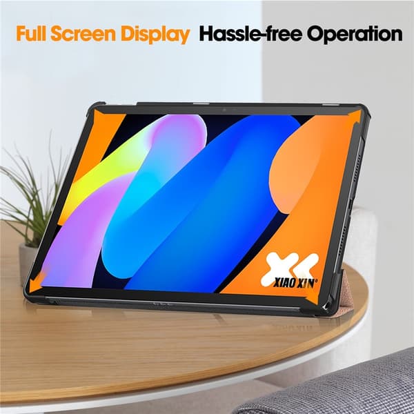 Lenovo Idea Tab Fodral Tri-Fold Läder Roséguld