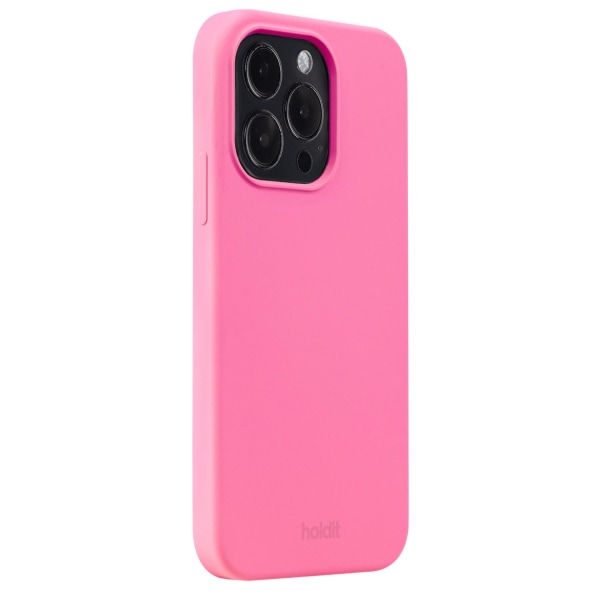 holdit iPhone 14 Pro Skal Silikon Bright Pink