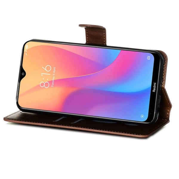 Xiaomi Redmi 8A - Plånboksfodral - Brun Brun