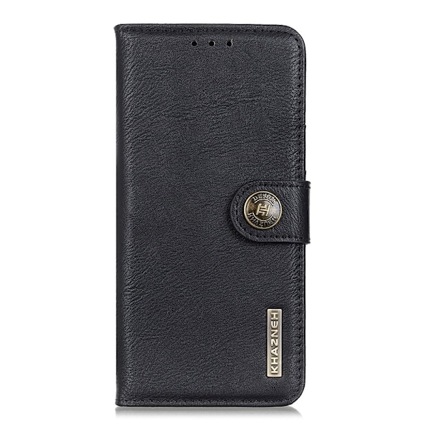 OnePlus 9 Pro - KHAZNEH Läder Fodral - Svart Black Svart