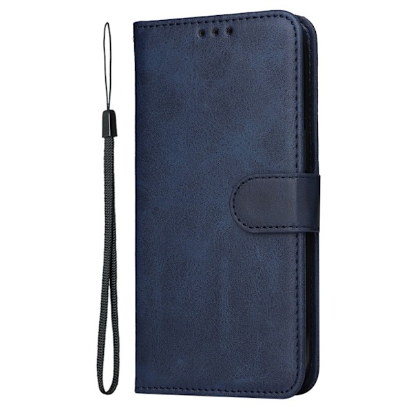 Xiaomi Redmi Note 14 4G Fodral Läder Folio Blå