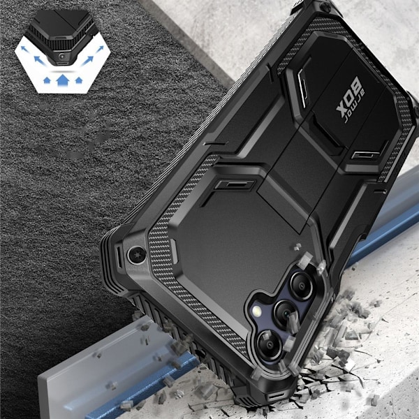 Supcase Samsung Galaxy A15 4G/5G Skal Iblsn ArmorBox Svart