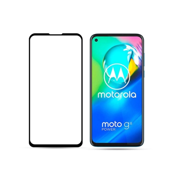 Motorola Moto G8 Power - AMORUS Heltäckande Härdat Glas