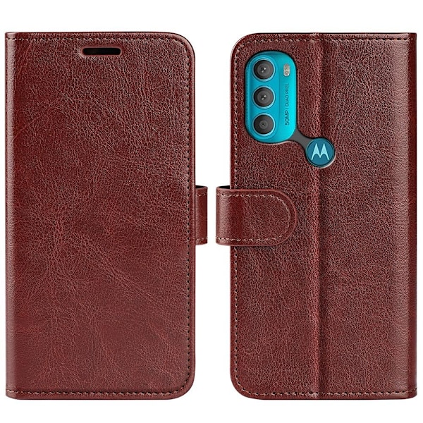 Motorola Moto G71 Fodral Crazy Horse Brun