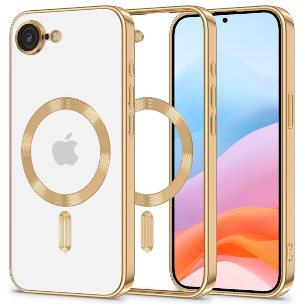 Tech-Protect iPhone 17e / 16e Skal MagSafe MagFlex Shiny Gold