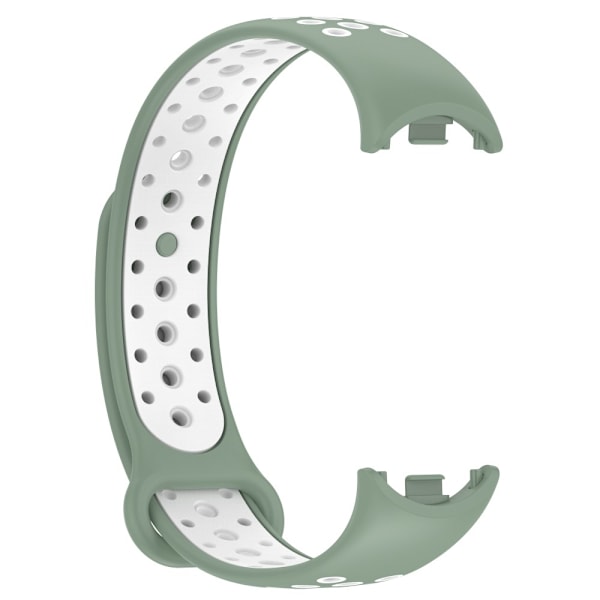 Xiaomi Smart Band 9/8 Träningsarmband Dual-Color Grön/Vit