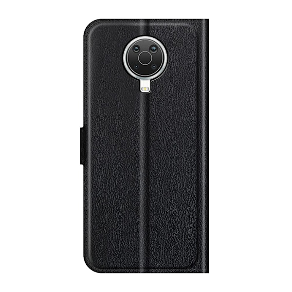 Nokia G10 / G20 Fodral Litchi Läder Svart