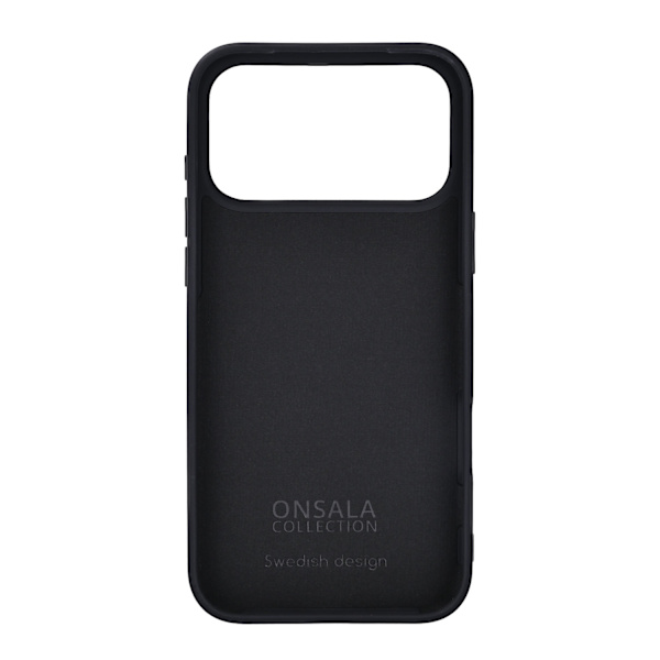 Onsala iPhone 17 Pro Max Mobilskal Med Silikonkänsla Svart