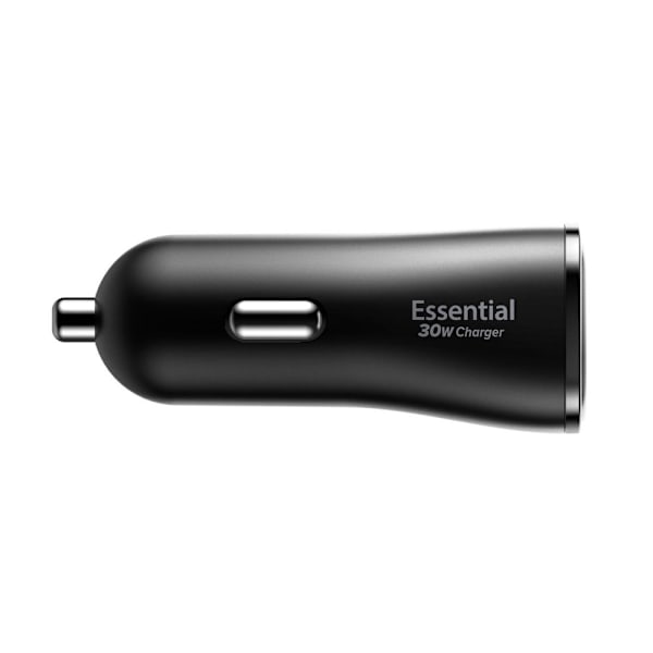 Spigen 30W Billaddare 2x USB-A Essential Svart