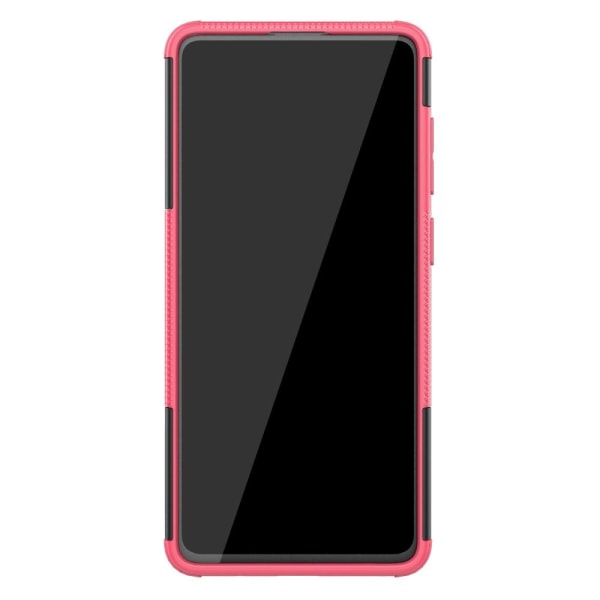Samsung Galaxy A71 - Ultimata Stöttåliga Skalet med Stöd - Rosa Pink Rosa