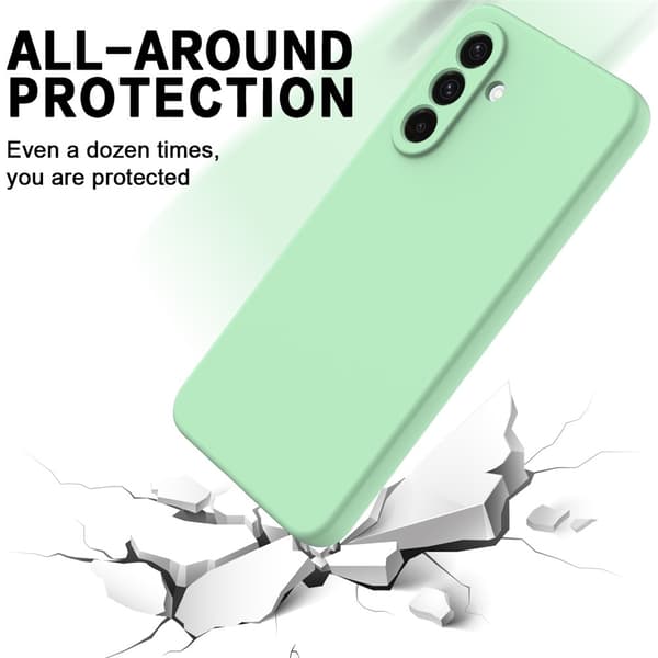 Samsung Galaxy A17 Skal Liquid Silikon Grön
