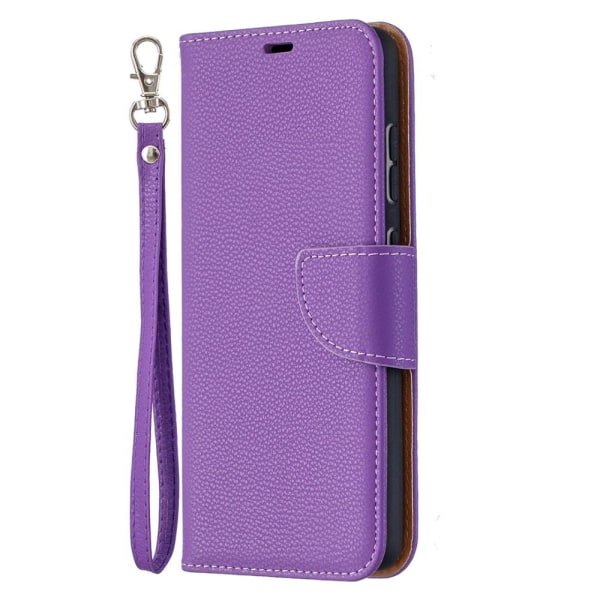 Samsung Galaxy A52 / A52s - Litchi Shark Fodral - Lila Purple Lila