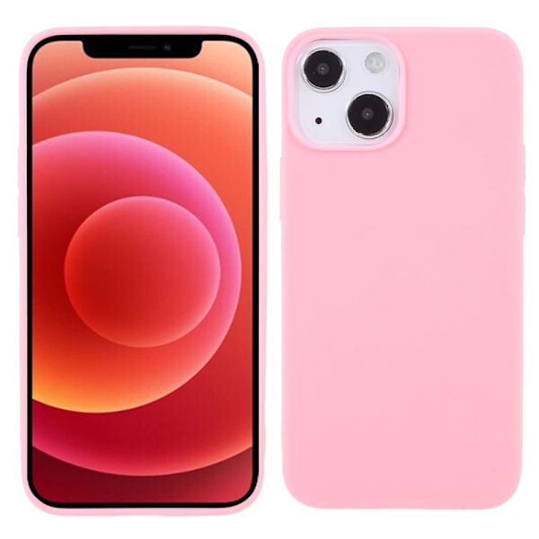 iPhone 13 - Matt TPU Skal - Ljus Rosa
