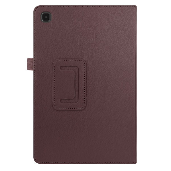 Samsung Galaxy Tab A7 10.4 Fodral Litchi läder Brun Brown Brun