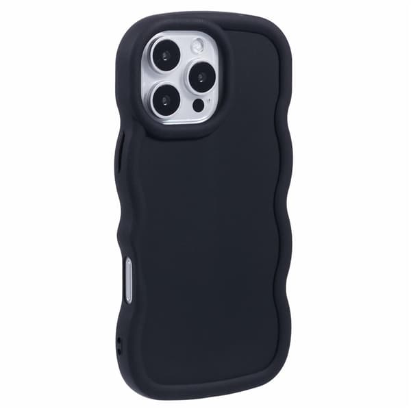 iPhone 16 Pro Mobilskal Wavy Svart