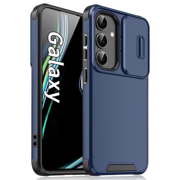 Samsung Galaxy A17 Skal Hybrid Armor CamCover Blå