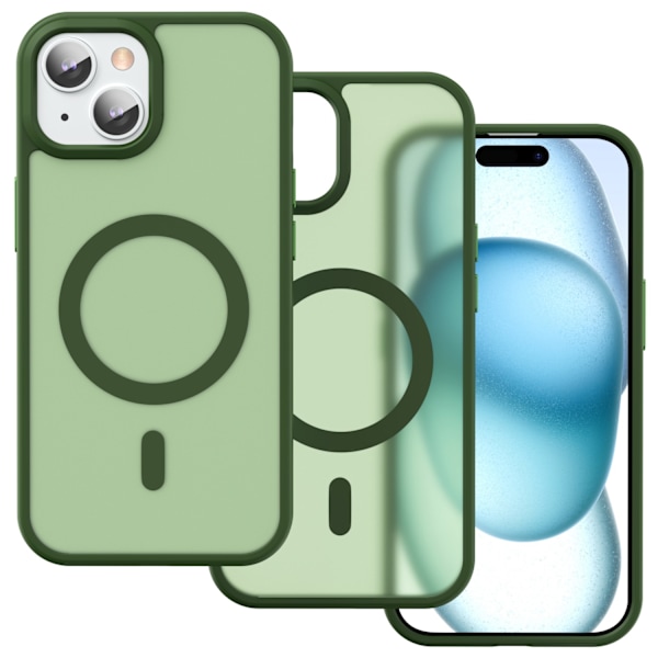 ColorPop iPhone 15 Plus/14 Plus Skal CH MagSafe Matt Grön