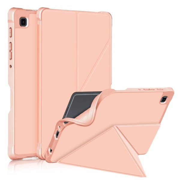 Samsung Galaxy Tab A7 Lite 8.7 - Origami Case Stand Fodral - Ros