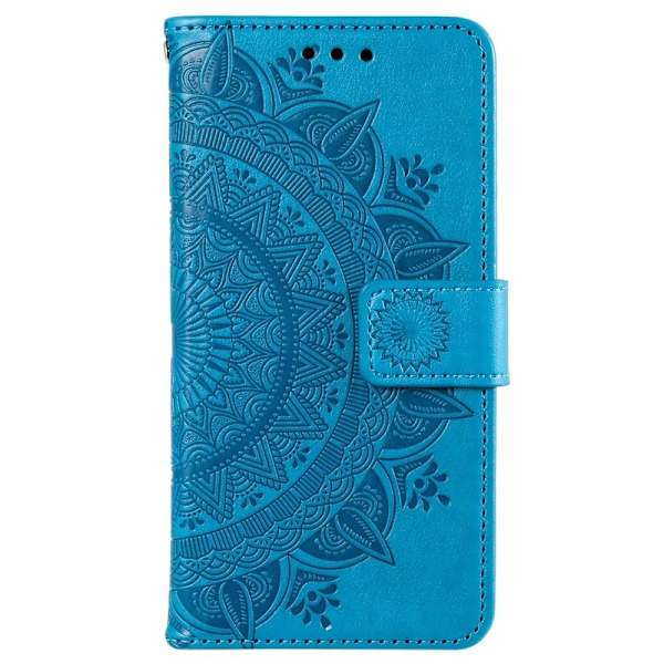 Sony Xperia 1 VI Mandala Läder Fodral Blå