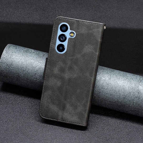 Samsung Galaxy A54 5G Fodral Solid Shark Läder Svart