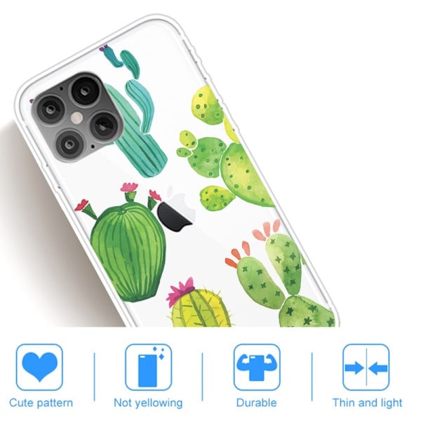 iPhone 12 Pro Max - Skal Med Tryck - Cactus