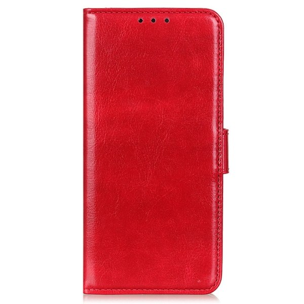 Samsung Galaxy S23 Ultra Fodral Crazy Horse Läder Röd