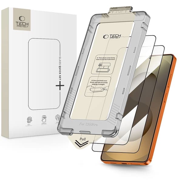 Tech-Protect Galaxy S26 Ultra 2-PACK Skärmskydd QuickSet+