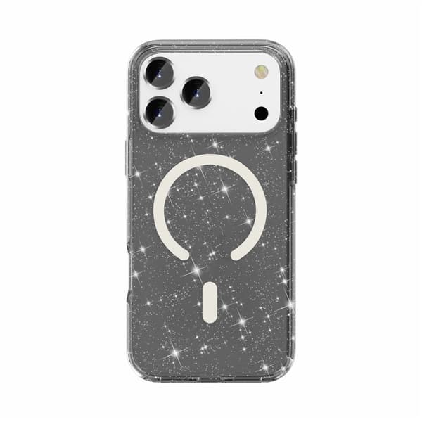 iPhone 17 Pro Max/18 Pro Max Skal MagSafe Glitter Svart