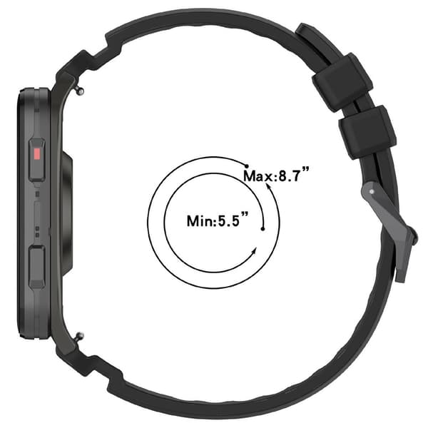 Garmin Venu X1 Klockarmband Silikon Mörk Grå