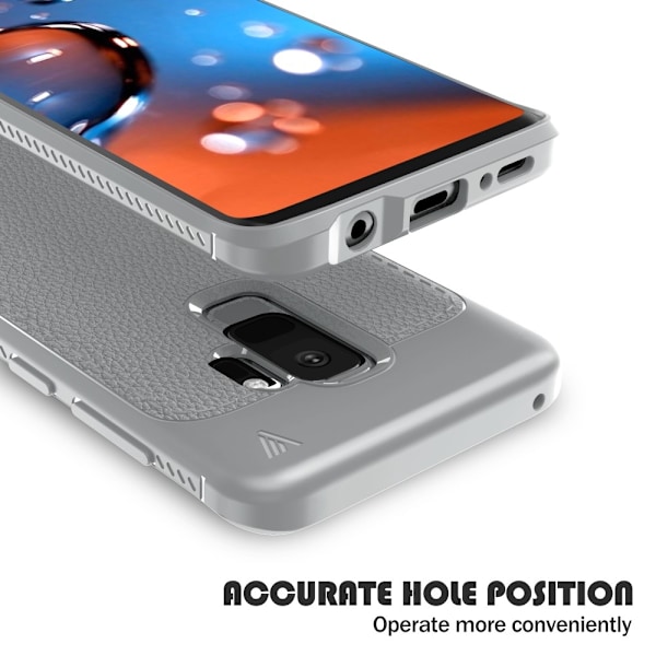 Samsung S9 Plus - IVSO Gentry serie Skal - Grå Grey Grå