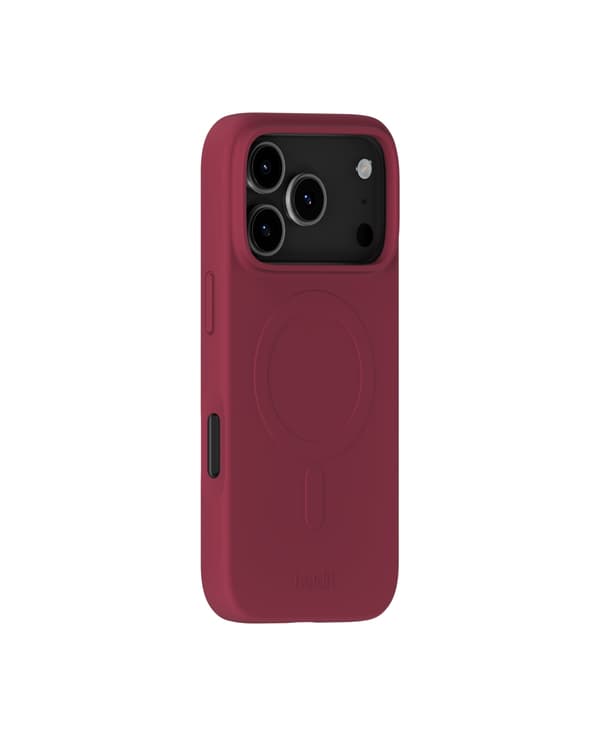 holdit iPhone 17 Pro Max Mobilskal Soft MagSafe Red Velvet