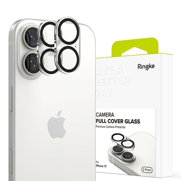 Ringke iPhone 17 2-PACK Linsskydd Svart