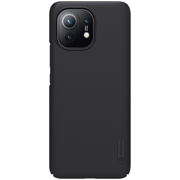 Xiaomi Mi 11 - NILLKIN Frosted Shield Matt Skal - Svart Black Svart